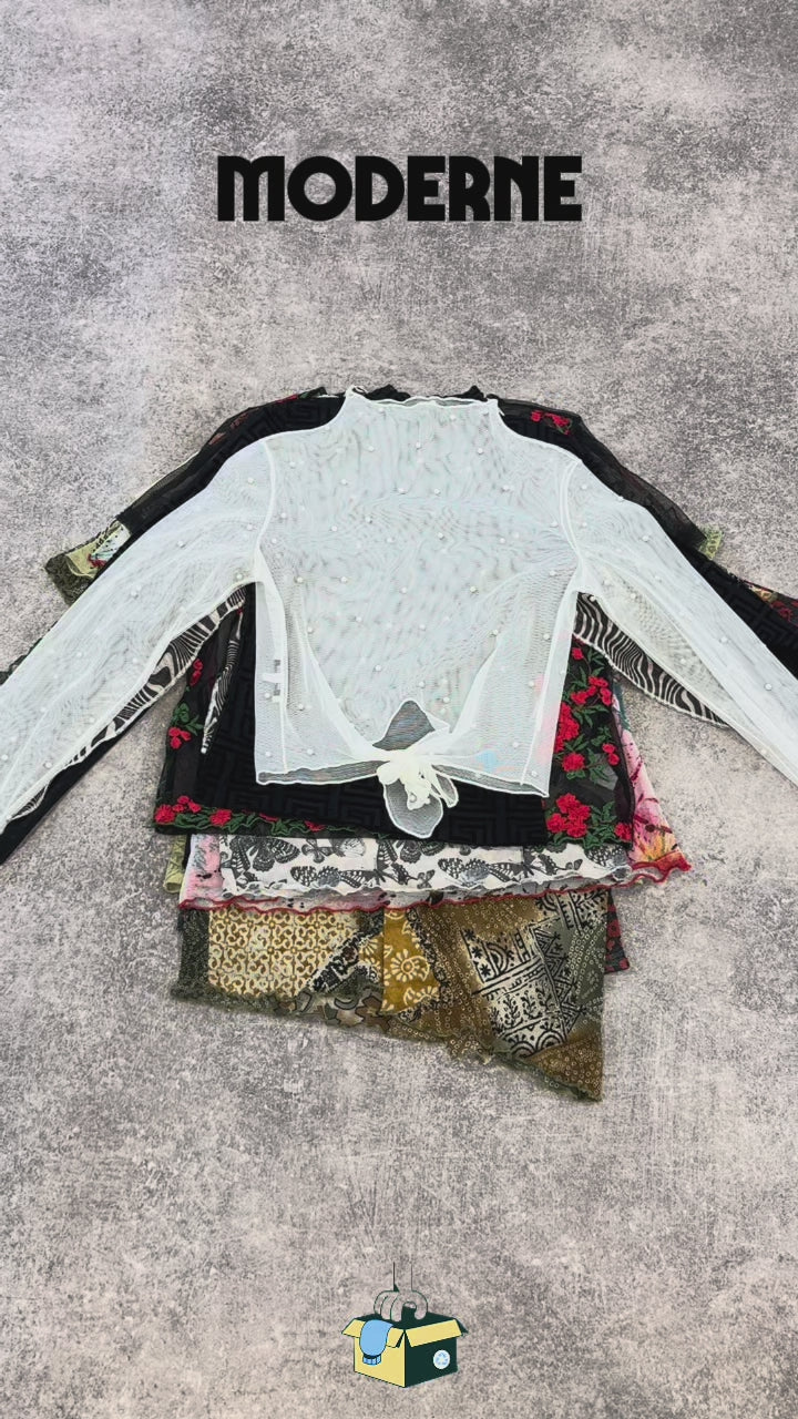 top-t-shirt-mesh-transparent-nylon-femme-moderne-vetement-grossiste-friperie-wholesaler-seconde-main-marque-occasion-textile-piece-80-90-2000-2010-french-pick