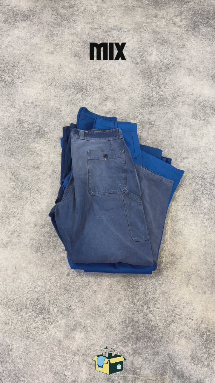 pantalon-bleu-de-travail-chantier-homme-femme-vintage-moderne-80-90-vetement-grossiste-friperie-wholesaler-seconde-main-marque-occasion-textile-piece-80-90-2000-2010-french-pick