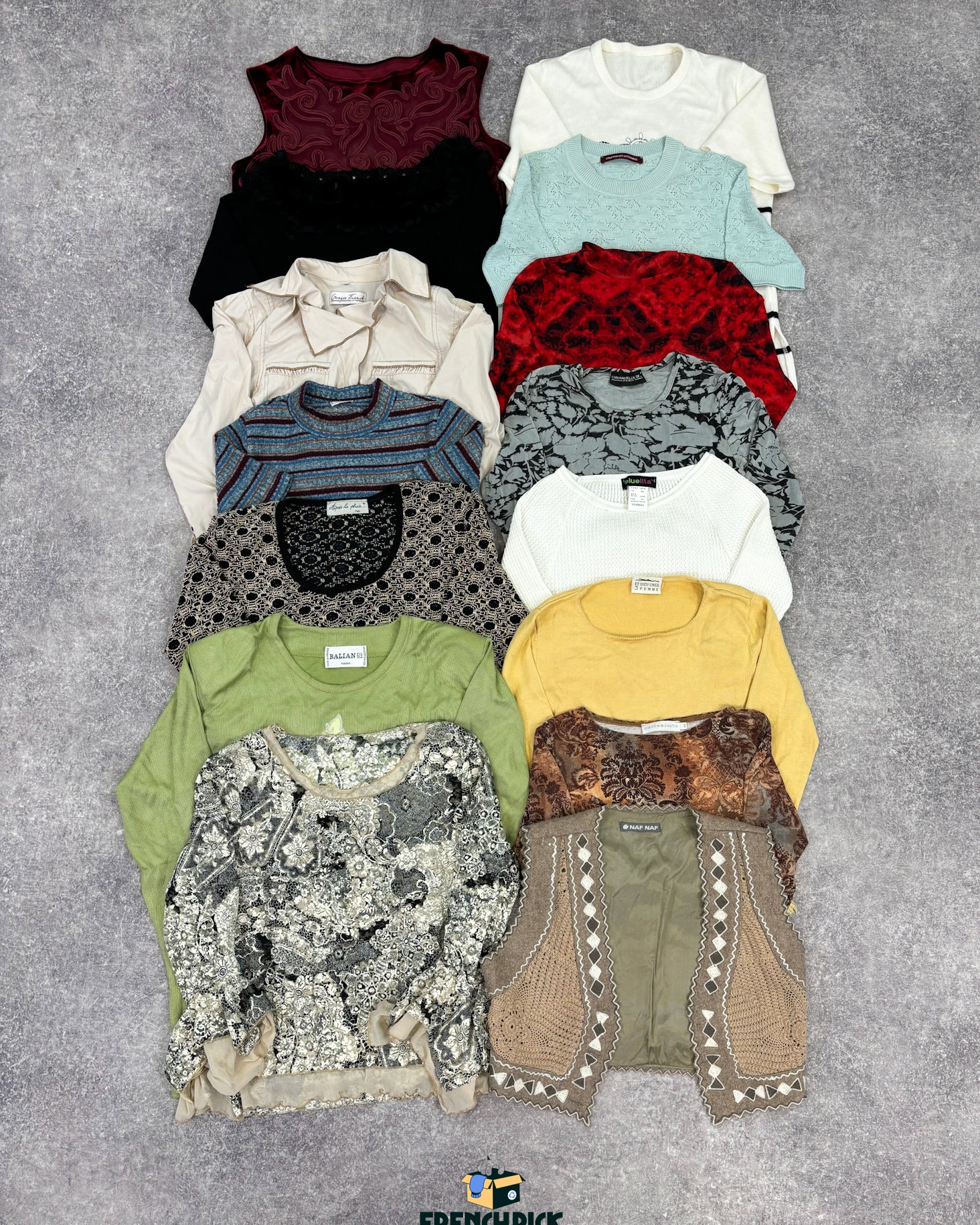 top-femme-hiver-grossiste-vintage-vetement-friperie-wholesaler-seconde-main-80-90-2000-2010