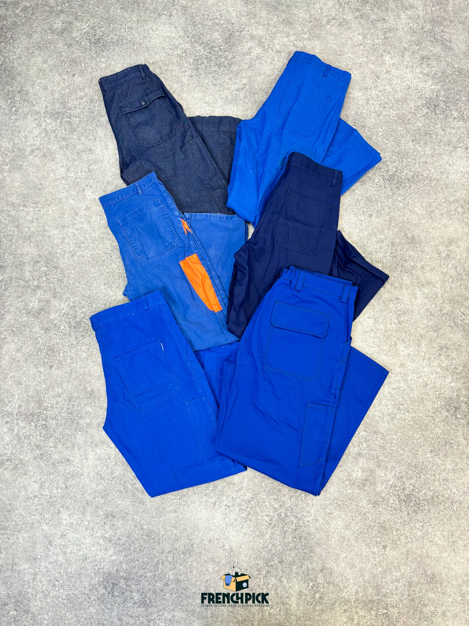 bleu-pantalon-travail-technique-homme-mecanique-cargo-salopette-combinaison