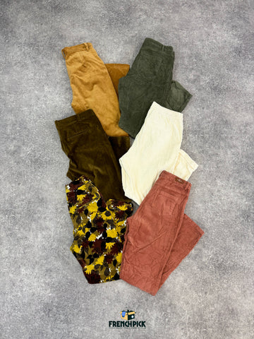 WOMEN'S CORDUROY PANTS - 20 KG 
