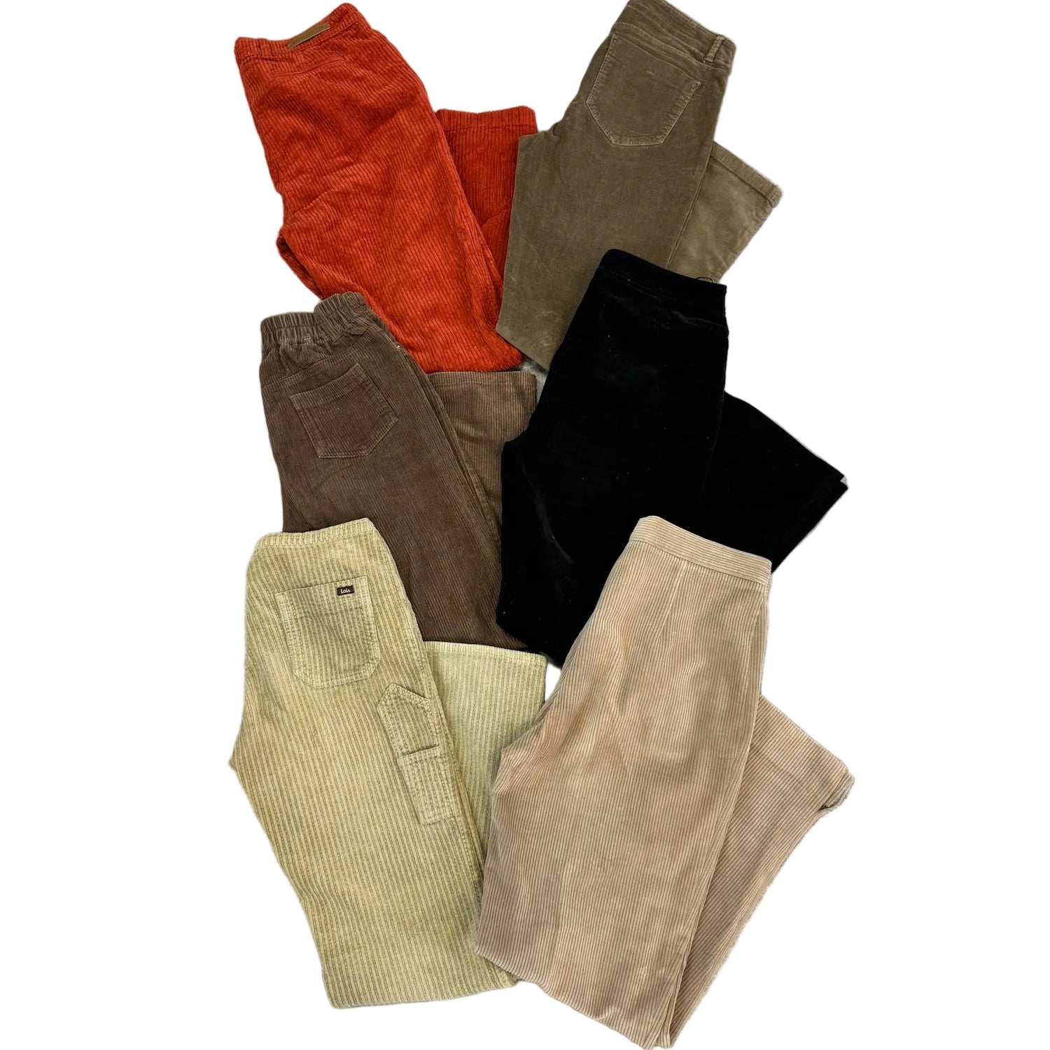 pantalons-velours-cotele-chauf-vintage-femme-hiver-vetement-vintage-grossiste-friperie-wholesaler-seconde-main-marque-occasion-revente-textile-piece-80-90-2000-2010-Y2K-french-pick-reseller-vinted-vente-en-ligne