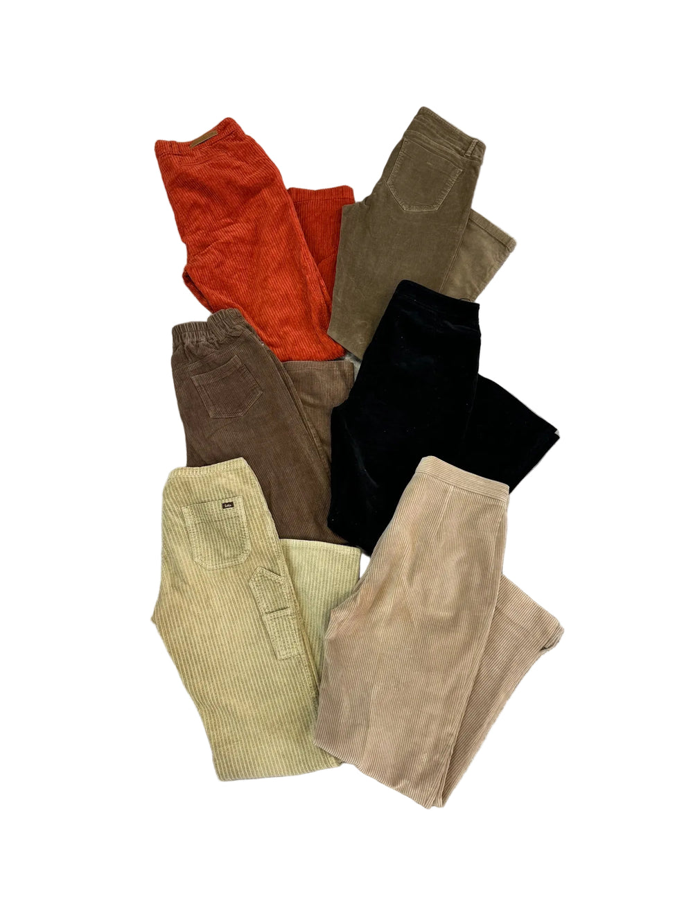 PANTALON VELOURS CÔTELÉ FEMME