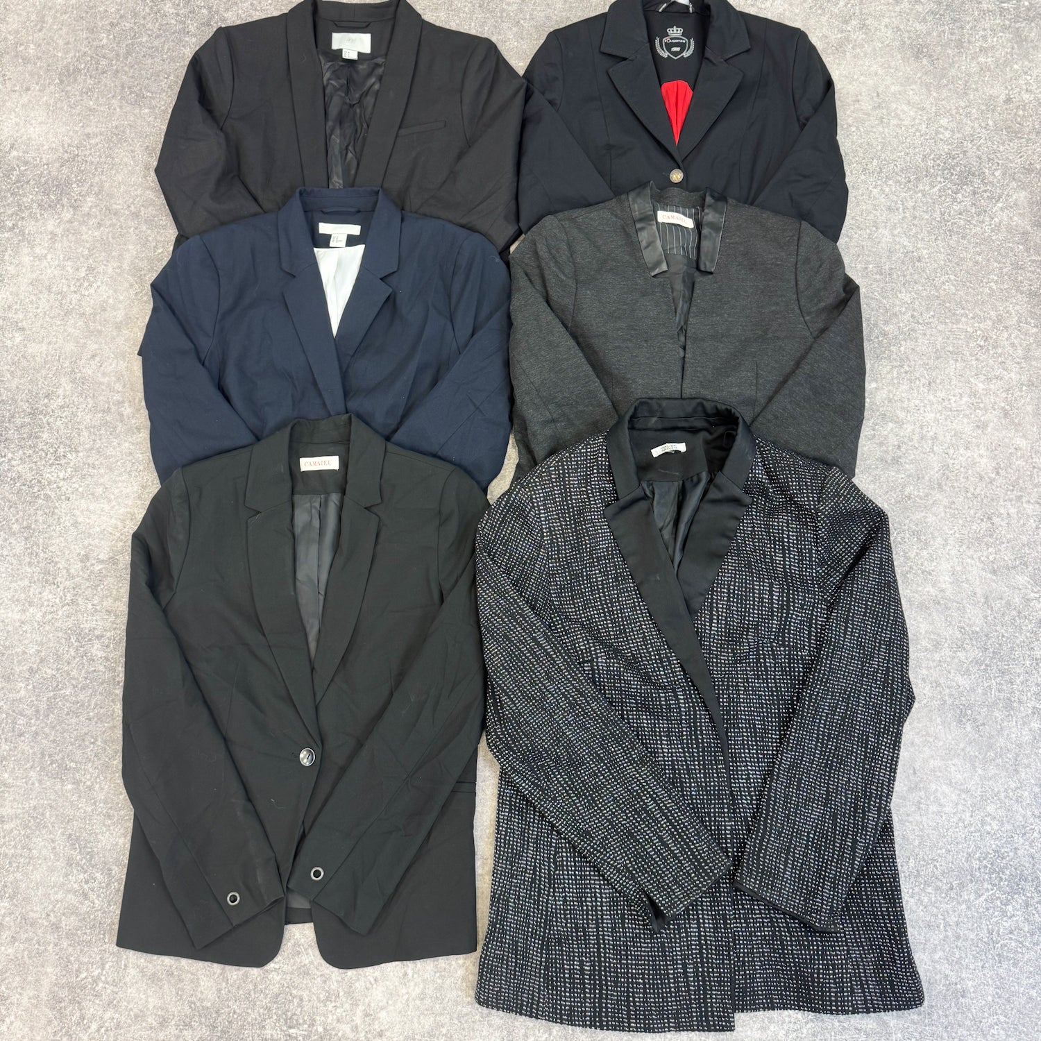 Veste-costume-work-femme-marque-moderne-vintage-vetement-grossiste-friperie-wholesaler-seconde-main-occasion-textile-piece-80-90-2000-2010