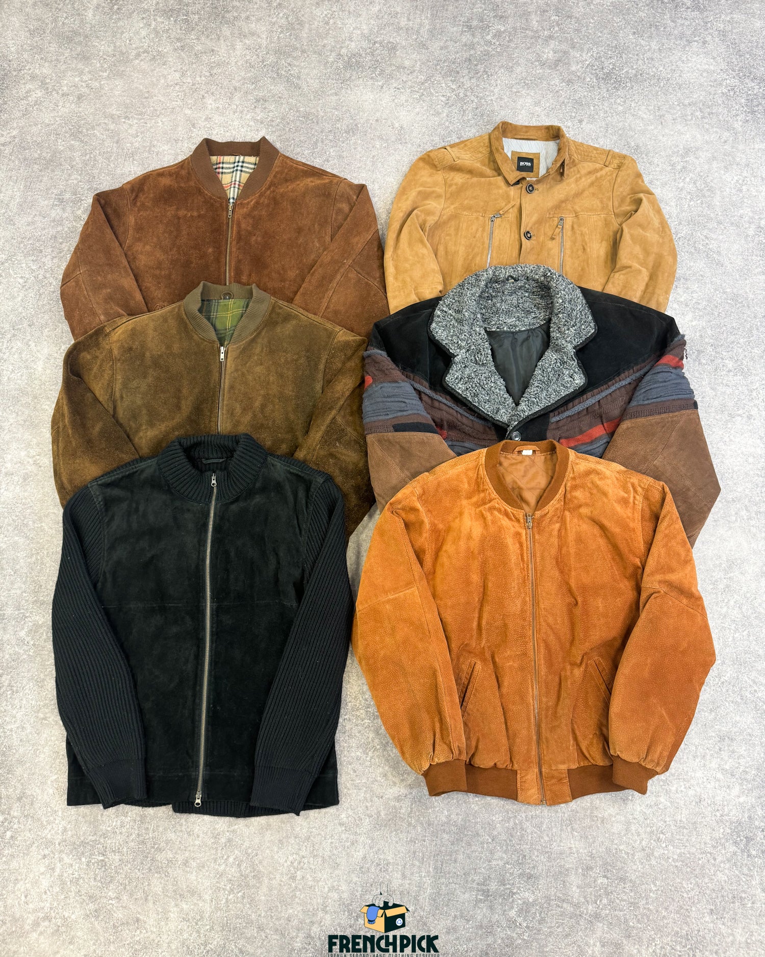 veste-daim-homme-grossiste-vintage-vetement-friperie-wholesaler-seconde-main-80-90-2000-2010